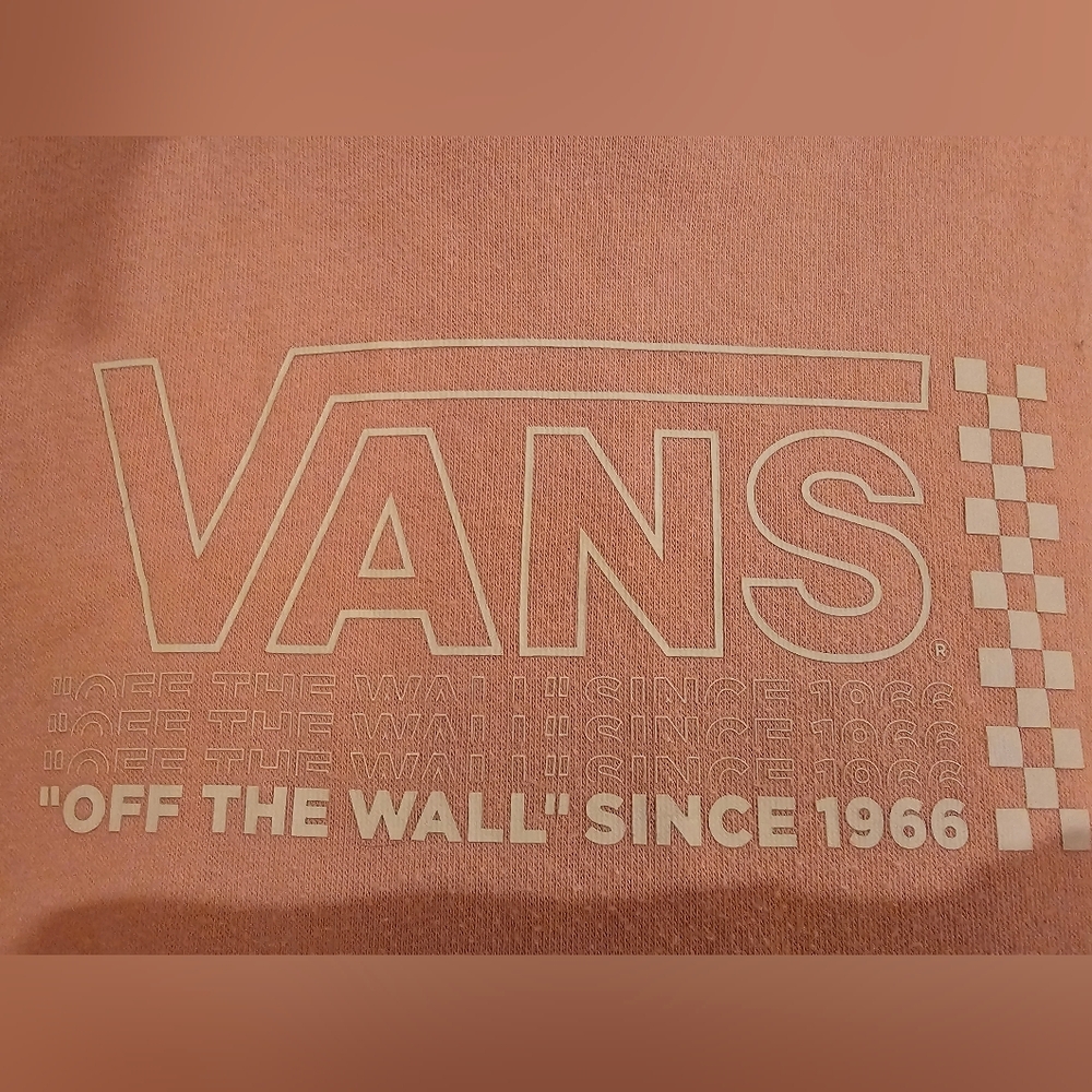 Light Pink Van's Hoodie Size XL